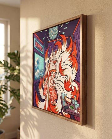 MEDSAN - Kitsune Karaoke Night () - UNIQUE WORK, Antiek en Kunst