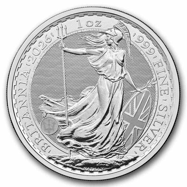 Royaume-Uni. 2 Pounds 100 x 2026 1 oz £2 GBP UK Silver, Postzegels en Munten, Edelmetalen en Baren