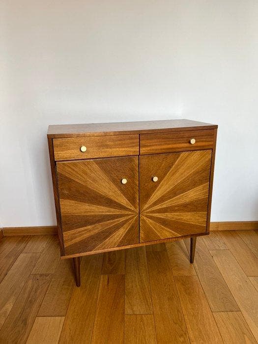 Ladekast - Hout, Metaal, Antiquités & Art, Art | Objets design