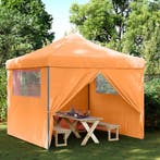 vidaXL Partytent Oranje 292 x 292 x 315 cm Oxford Stof, Verzenden, Nieuw
