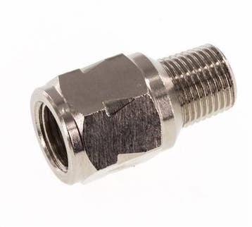 R/Rp 1/8 M/F Mini Clapet Anti Retour Nickelé Laiton 10 Bar, Verzenden