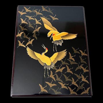 Japanese lacquerware - Doos - Lakwerk, goudpoeder - Fubako
