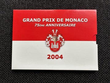 Monaco, San Marino. Probe Set 2004/2005 Grand Prix (2, Postzegels en Munten