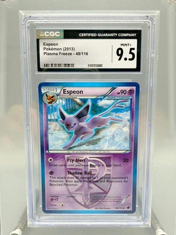 Pokémon Graded card - Espeon - CGC 9.5 - Black & White -