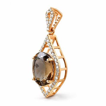 Zonder minimumprijs - Hanger - 14 karaat Geel goud - 3.01ct., Handtassen en Accessoires