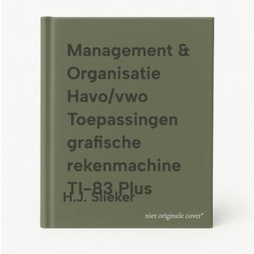 Management & Organisatie Havo/vwo Toepassingen grafische, Verzenden, Zo goed als nieuw, H.J. Slieker