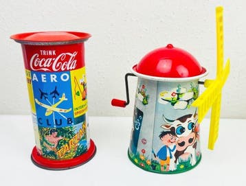 Rohrseitz, Schopper a.o. - Blikken speelgoed - Lot with 4