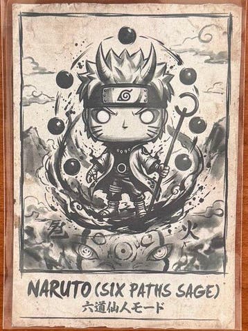 Naruto - Funko Pop - Boruto #671 - Naruto(Sage Mode) # 185 -