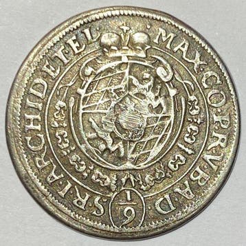 Allemagne, Bavière. 1/9 Thaler 1623 (Sans prix de réserve)