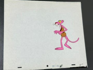 Friz Freleng - Originele animatiecel en tekening van de Pink, Cd's en Dvd's, Nieuw in verpakking