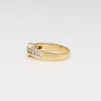 Bague - 18 carats Or jaune - Diamant