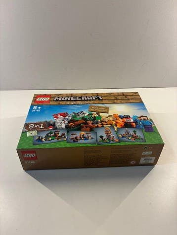 Lego Set - 21116 - Minecraft - BRAND NEW - SEALED - CRAFTING, Nieuw