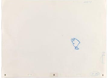 Walt Disney – Chip-animatie tekening - Beauty and the Beast