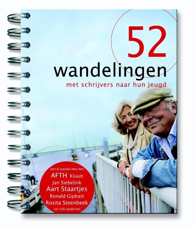 52 wandelingen met schrijvers naar hun jeugd / 52-serie, Livres, Guides touristiques, Envoi