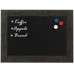 Krijtbord Magnetisch Capella Antraciet 60x80 cm, Verzenden, Nieuw
