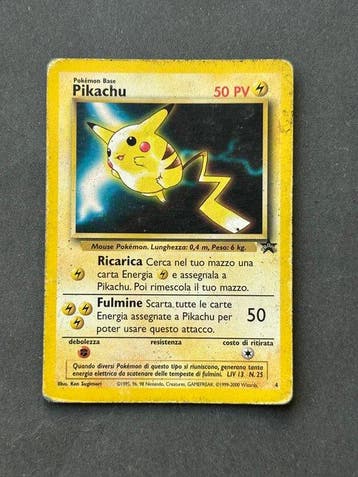 Pokémon - 20 Bulk kaarten - Pikachu, Raichu Promo card,
