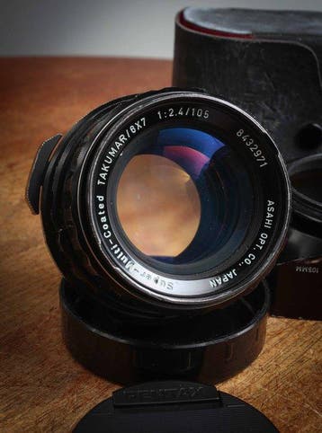 Pentax TAKUMAR/6X7 1:2.4/105 Appareil photo 120/moyen format