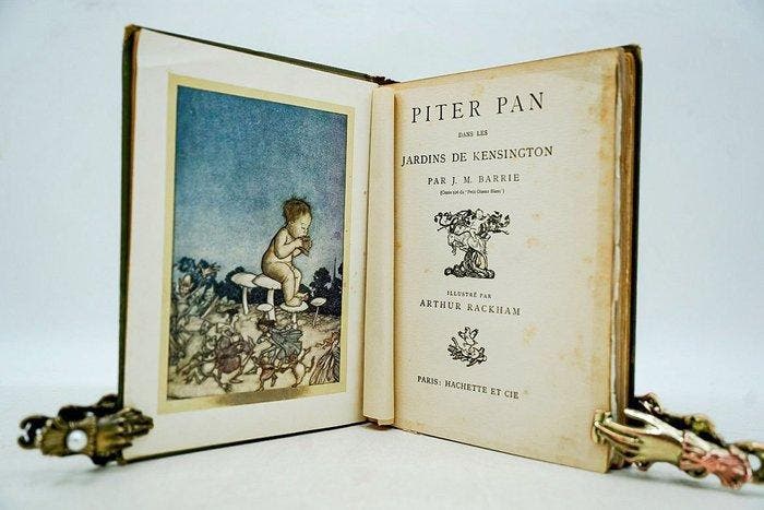 J. M. Barrie / Arthur Rackham - Peter Pan dans les jardins, Antiek en Kunst, Antiek | Boeken en Manuscripten