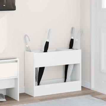 vidaXL Opslaghaak & Rek met opslag Wit 65 x 24 x 50 cm, Verzenden
