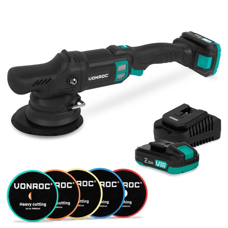 PRO Dual Action Polisher 20V – Ø 150mm | Incl. 2x 2.0Ah, Bricolage & Construction, Outillage | Autres Machines, Envoi