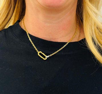 Gucci - Halsketting - 18 karaat Geel goud, Witgoud, Bijoux, Sacs & Beauté