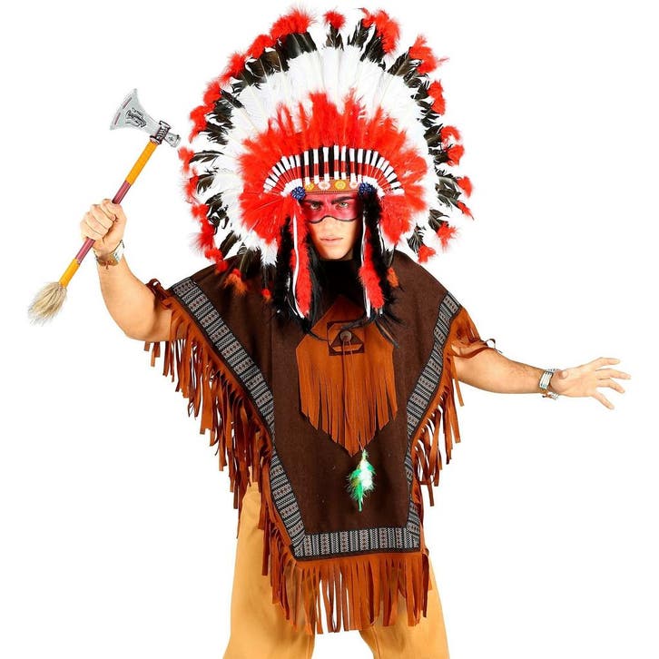 Indianen Shirt Heren, Kleding | Heren, Carnavalskleding en Feestkleding, Nieuw, Verzenden