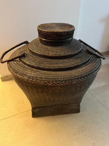 Panier - Rotin - panier de riz philippin