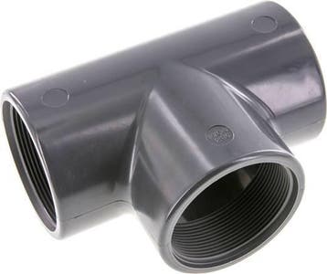 T-Koppeling RP2 1/2'' PVC-U En 1452-3 16bar, Doe-het-zelf en Bouw, Verzenden, Nieuw