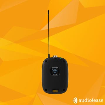 Shure SLXD1+ Bodypack G65 (470 – 606 MHz), Zangmicrofoon