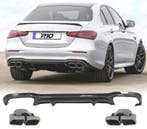 Diffuseur Arrière Pour Mercedes W213 Look Amg E63 Noir Brill, Verzenden