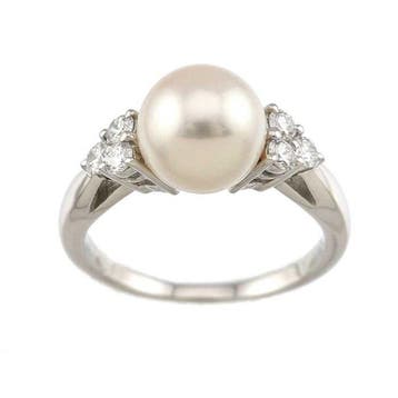 Mikimoto - Bague Platine, Nieuw