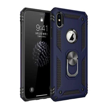 iPhone XS Max Hoesje  - Shockproof Case Cover Cas TPU Blauw, Verzenden, Nieuw