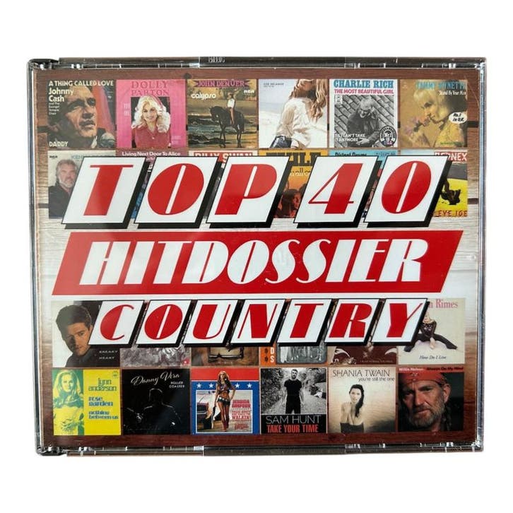 Top 40 Hitdossier Country (4CD) (TWEEDEHANDS), Cd's en Dvd's, Cd's | Overige Cd's, Verzenden