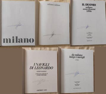 Enzo Pifferi - 5 Libri fotografici su Milano – Prime