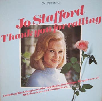 Jo Stafford – Thank You For Calling LP, CD & DVD, Vinyles | Pop, Verzenden