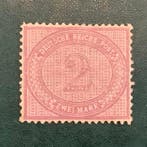 Duitse Rijk 1875 - 2 Mark Innerdienst met perfecte centrage, Gestempeld