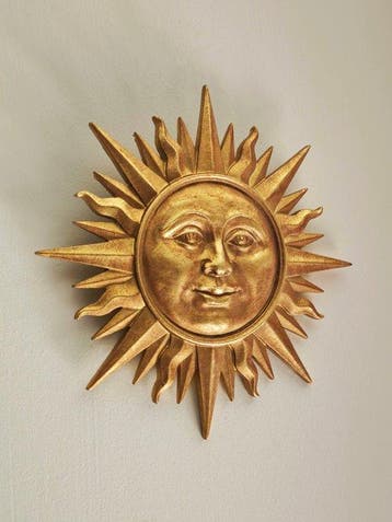 Wanddecoratie - Europa - Muurmedaillon Gouden Zon, Nieuw