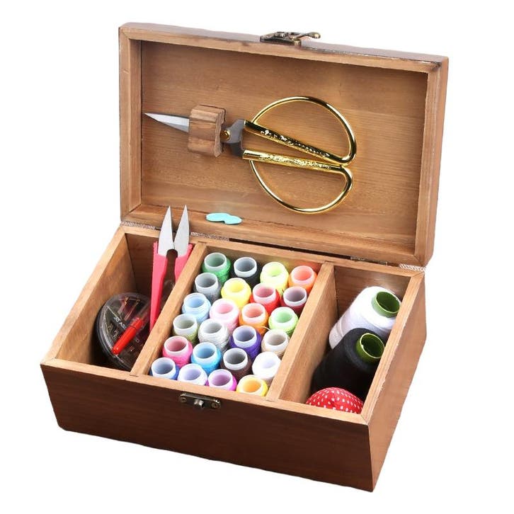 Gevulde Naaidoos - Naaiset Opbergbox - Naaikist - Naaikoffer, Collections, Collections Autre, Envoi
