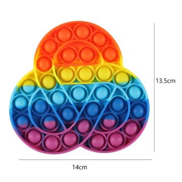 Pop It - Fidget Anti Stress Speelgoed Bubble Toy Siliconen, Verzenden