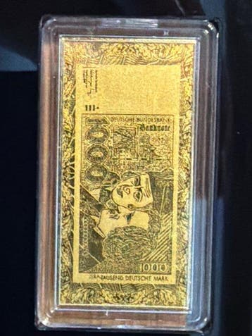Duitsland. Gold bar 1000 Deutsche Mark - 1/200 oz (.999)
