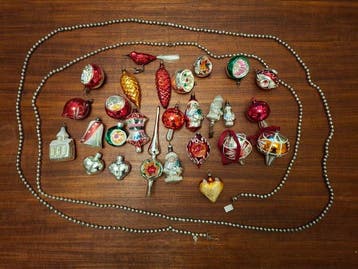 Kerstballen (28) - Glas - Antieke en vintage kerst
