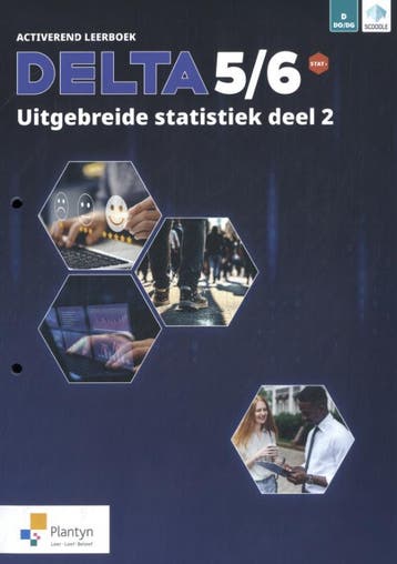 Delta 5/6 Uitgebreide statistiek & kansrekenen Activerend, Boeken, Schoolboeken, Verzenden, Zo goed als nieuw, Ylke Van Dun