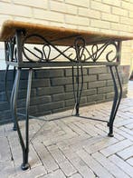 Table dappoint - fer forgé - Fer forgé, Rotin