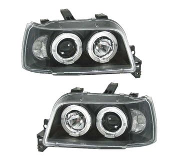 PHARES RENAULT CLIO 90-95 ANGEL EYES FOND NOIR, Autos : Pièces & Accessoires, Verzenden, Neuf