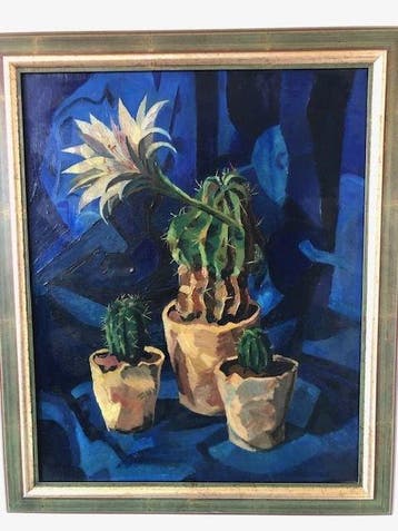 Herman Bieling (1887 - 1964) Attrib.to - Cactussen, Antiquités & Art