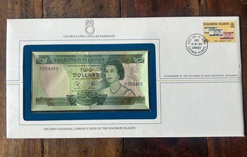 Salomonseilanden. - 2, 5, 10 Dollars - (1977) (Zonder