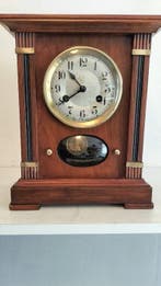 Horloge de table - Art déco Laiton, Verre, mouvement