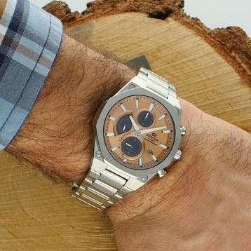 Casio - Casio Edifice Solar Slim Chrono - EFSS570D5AUE -, Nieuw
