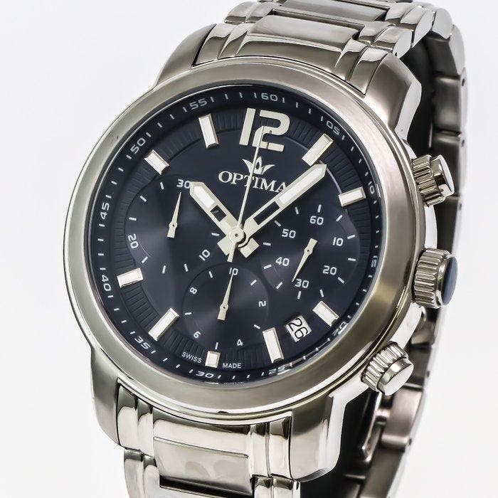 Optima - Swiss Chronograph - OSC399-SS-9 - Zonder, Bijoux, Sacs & Beauté, Montres | Hommes