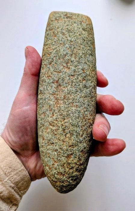 Neolithisch Steengoed Hand axe - 190 mm, Collections, Minéraux & Fossiles